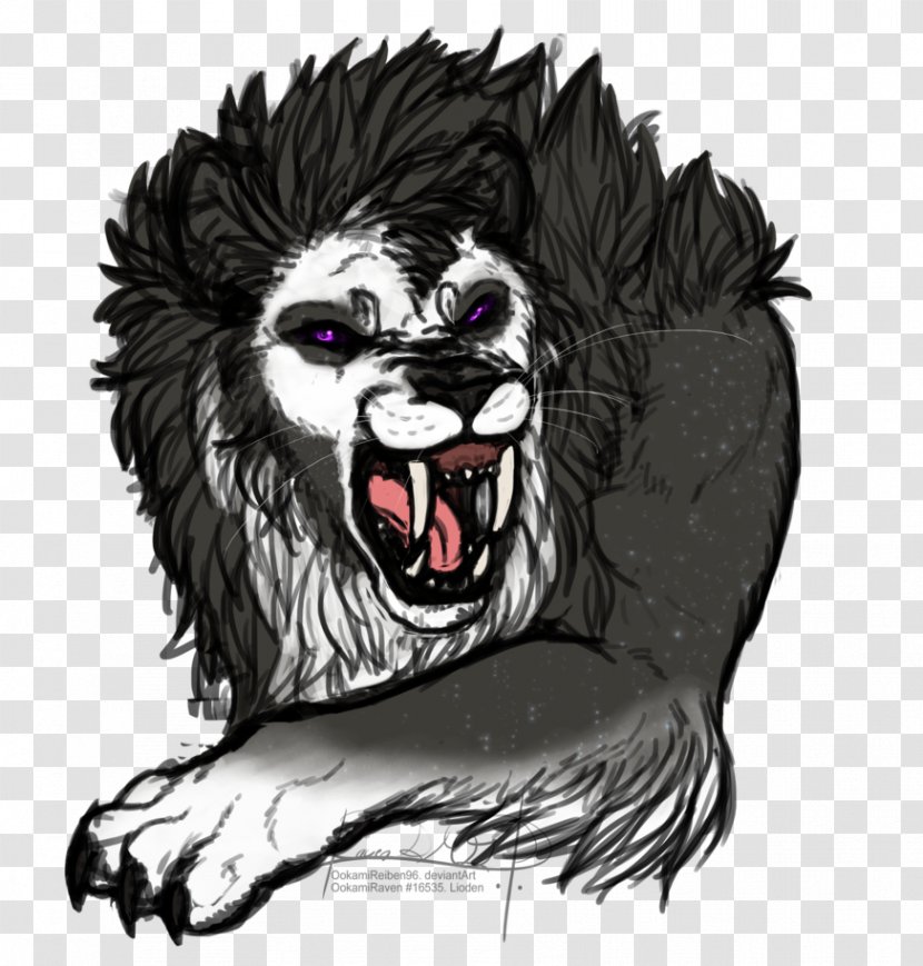 Cat Bear Werewolf Roar - Cartoon Transparent PNG