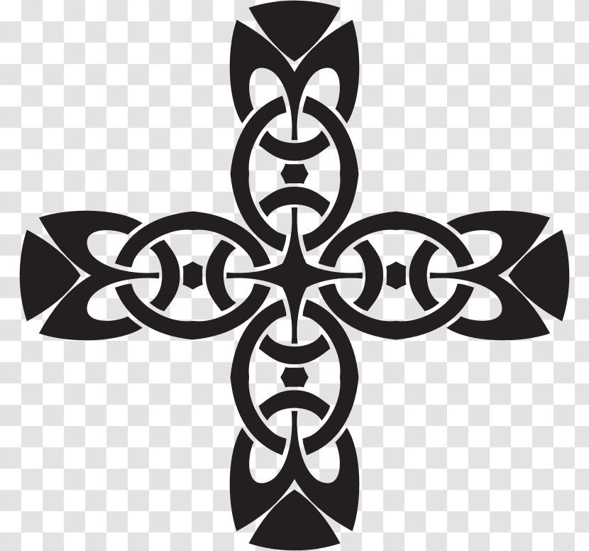 Christian Cross Celtic Knot Clip Art - Jesus Transparent PNG