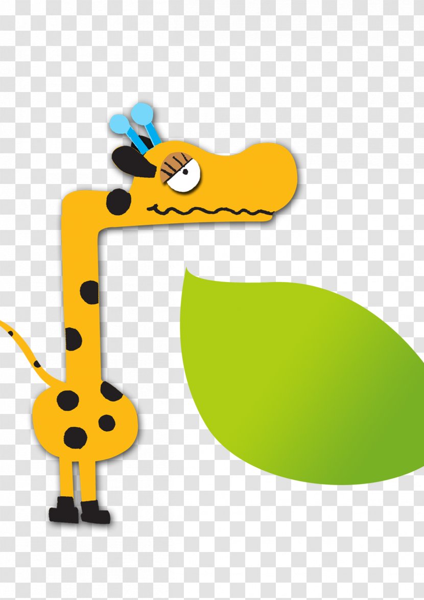 Giraffe Human Height Cartoon Transparent PNG