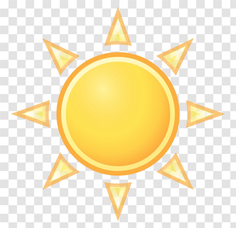 Weather Forecasting Clip Art - Yellow - Free Images Of The Sun Transparent PNG