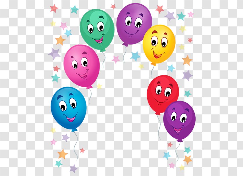 Balloon Cartoon Clip Art - Smiley Transparent PNG