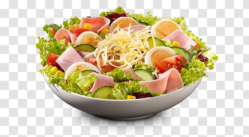 Chef Salad Tele Pizza Gouda Cheese Ham - Vegetable Transparent PNG