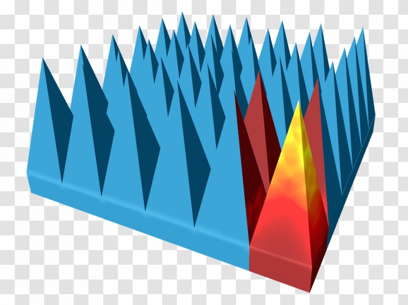 Anechoic Chamber Electromagnetic Radiation Absorption Radiation-absorbent Material Compatibility - Absorber Energii Transparent PNG