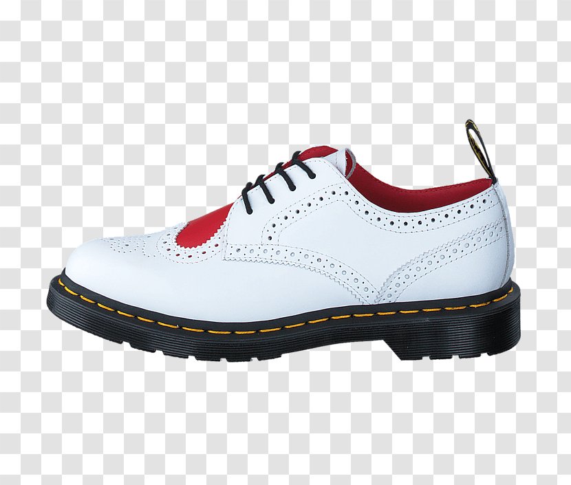 White Shoe Red Dr. Martens Leather - Woman Transparent PNG