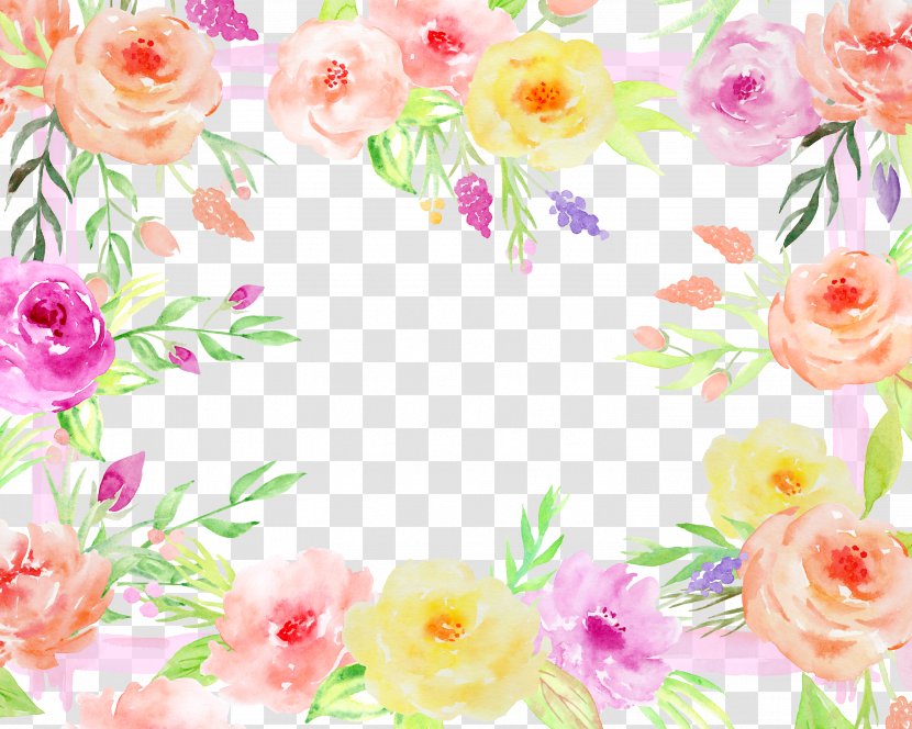 Watercolor Painting Flower Rose - Pastel - Hand-painted Roses Decorative Elements Transparent PNG