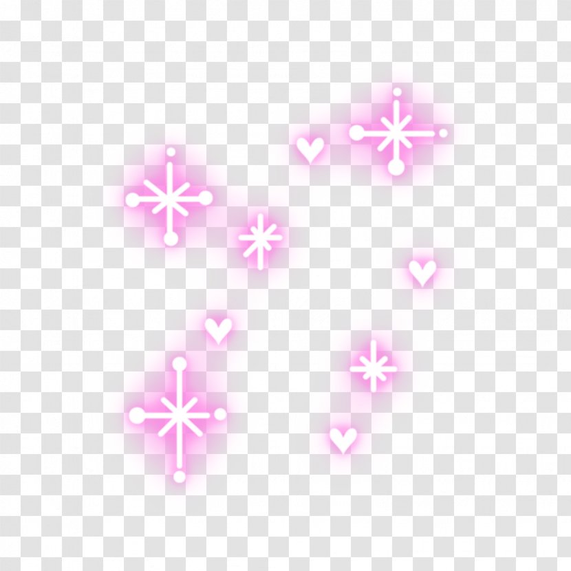 Heart Neon Sticker Text Pink M - Petal - Magenta Transparent PNG