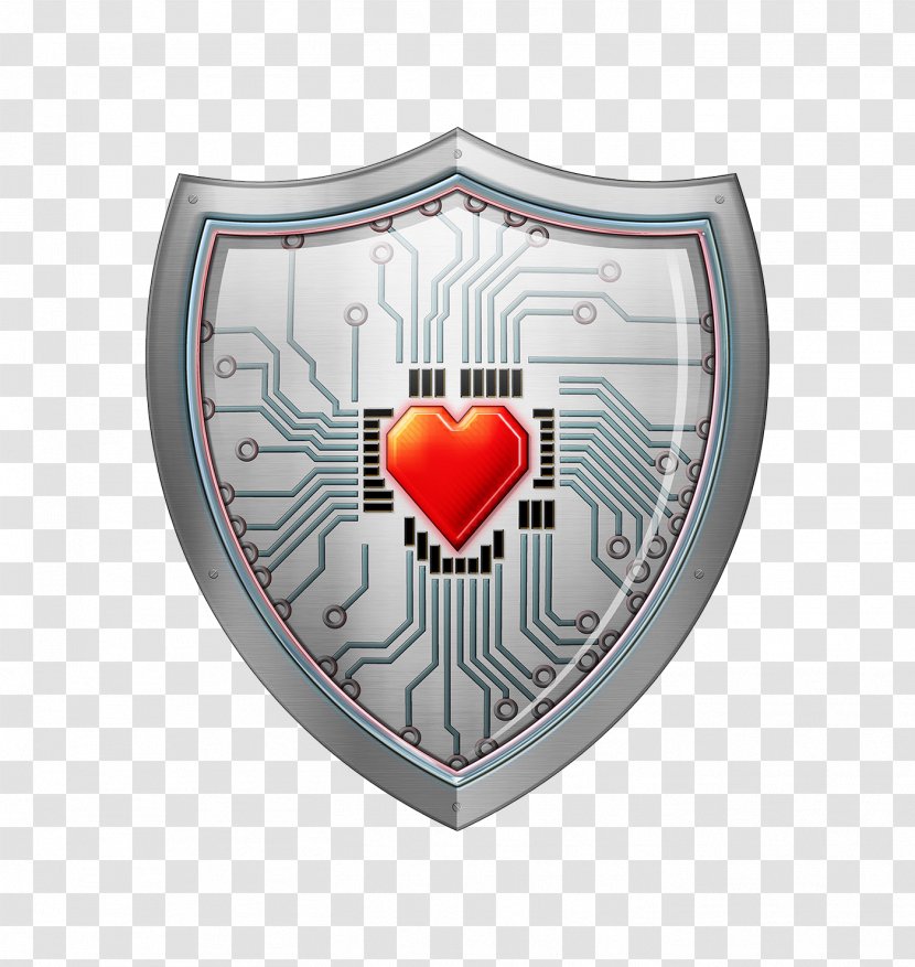 Template Download - Cartoon - Love Shield Transparent PNG