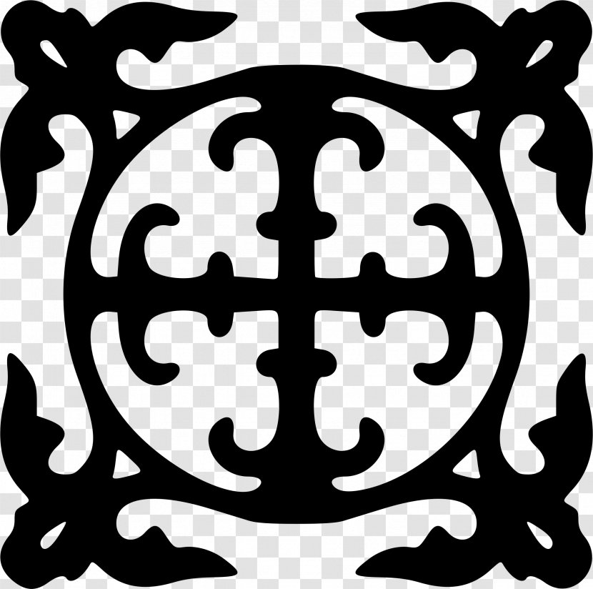 Ornament Symmetry Clip Art - Thumbnail - Black Transparent PNG