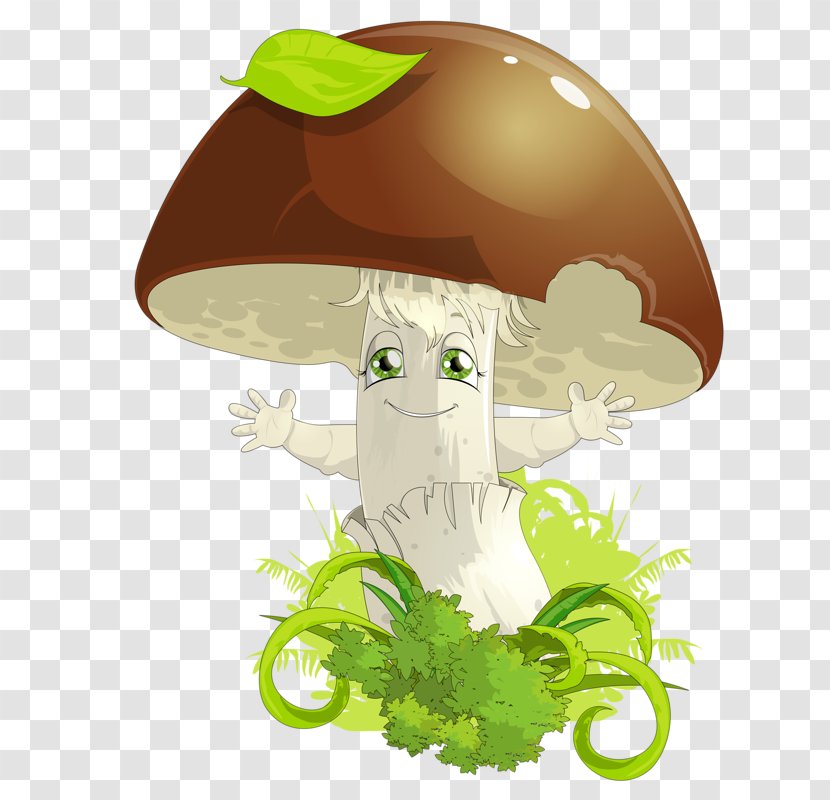 Mushroom - Fungus - Green Transparent PNG