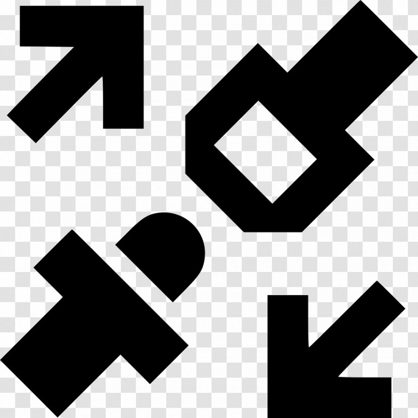 Logo Brand Number Pattern - Black M - Design Transparent PNG