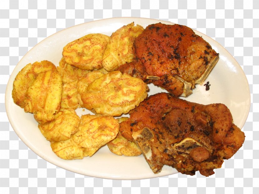 Fried Chicken French Fries Full Breakfast Fritter Meat Chop Transparent PNG