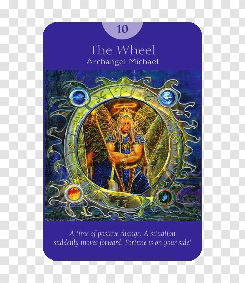 Archangel Michael Oracle Cards: A 44-card Deck And Guidebook Angel Tarot Cards Power Card - Playing Transparent PNG