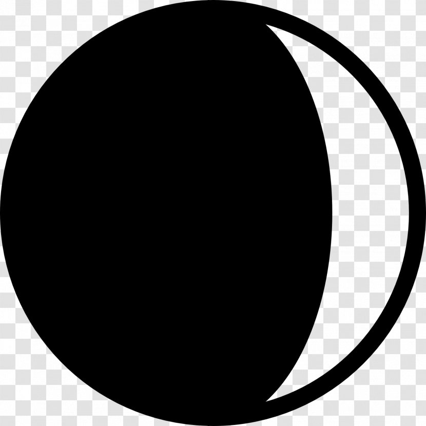 Crescent Moon - Silhouette Transparent PNG