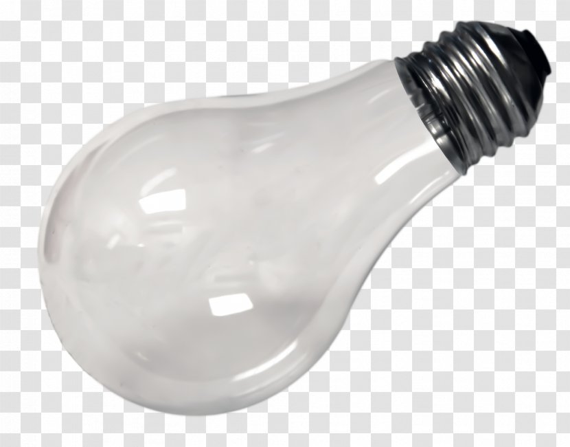 Incandescent Light Bulb LED Lamp Clip Art - Negative Transparent PNG