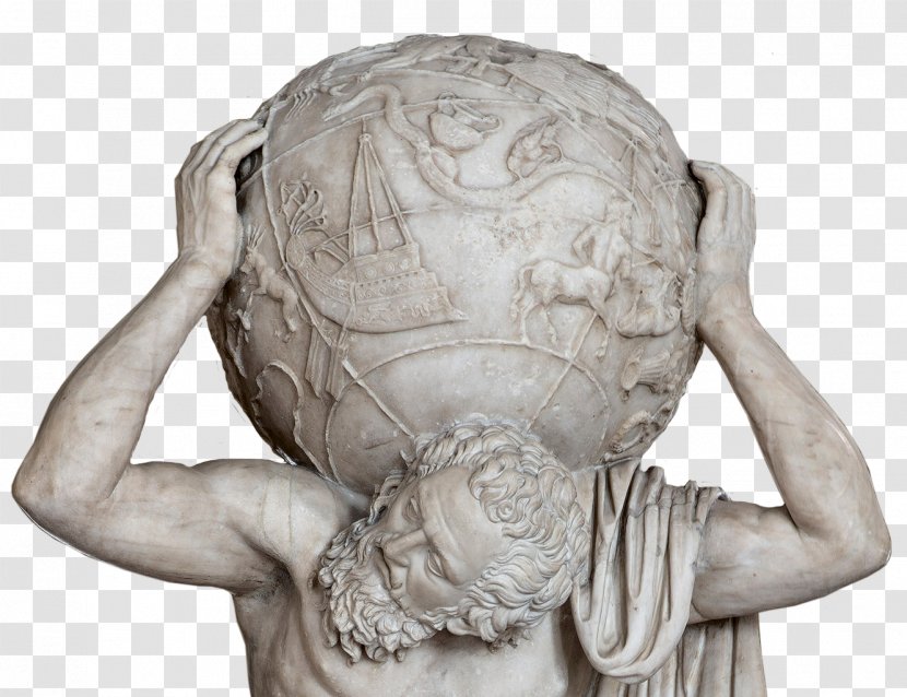 Farnese Atlas Ancient Greece Greek Mythology Sculpture - Hellenistic Art - Titan Transparent PNG