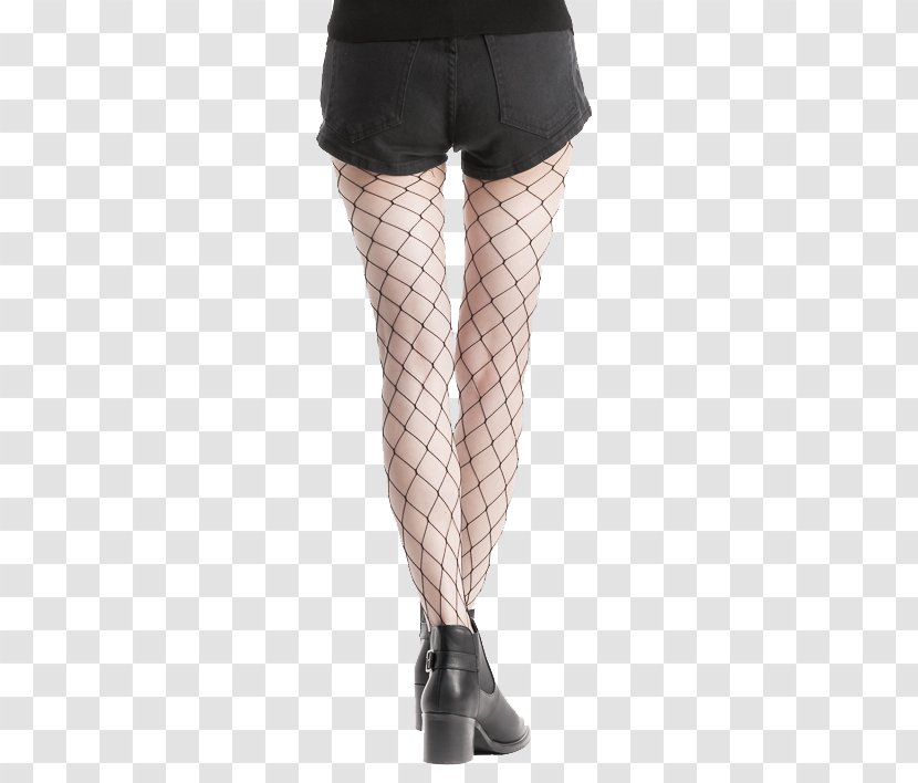 Fishing Net Sock High-heeled Footwear Shorts - Tree - Dark Gray Socks High Heels Transparent PNG