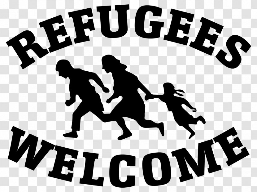 Refugee European Migrant Crisis Welcome Clip Art - Text Transparent PNG