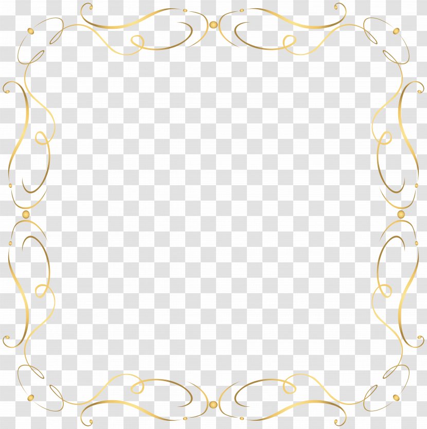 Gratis Clip Art - Line - European Decorative Border Transparent PNG