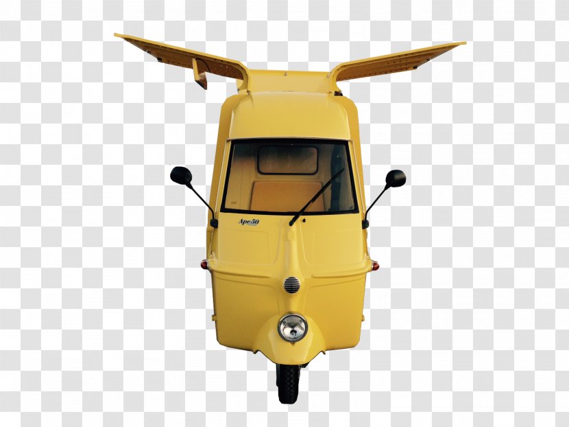 Piaggio Ape Helicopter Rotor Milk Motor Vehicle Transparent PNG