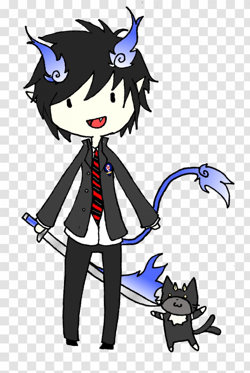 Blue Exorcist Art Drawing The - Silhouette Transparent PNG