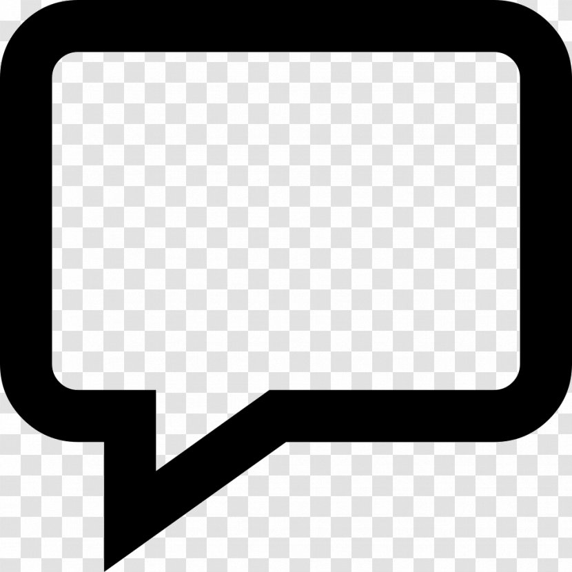 Speech Balloon Clip Art - Online Chat - Black And White Transparent PNG