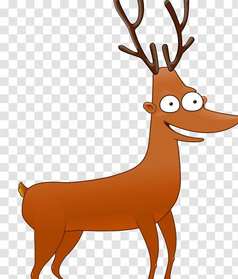 Deer Hunting Reindeer Clip Art - Drawing Transparent PNG