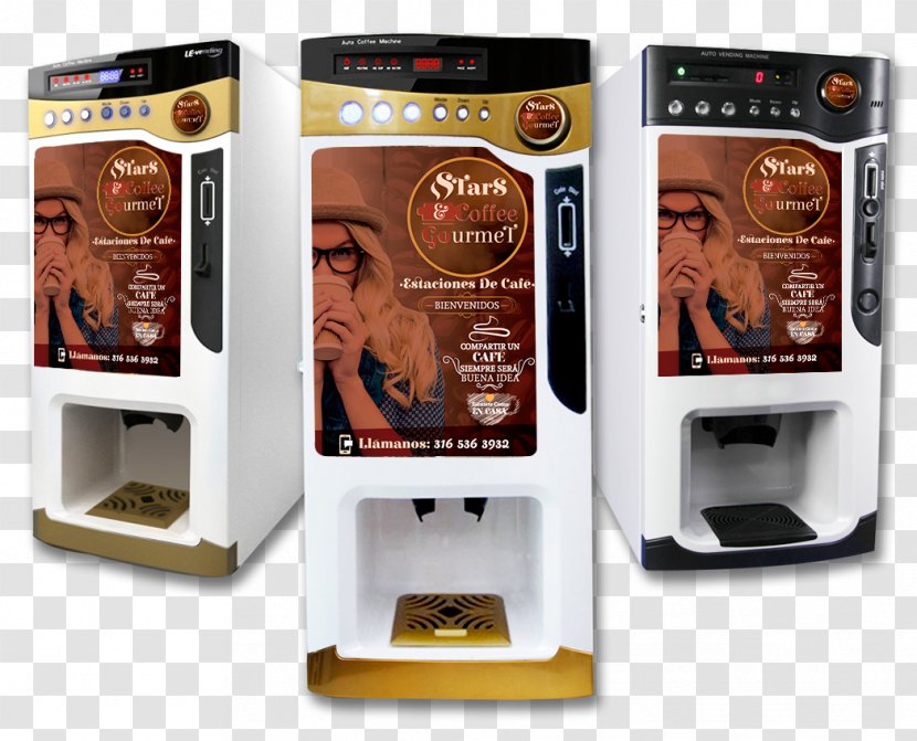 Coffee Vending Machines Drink - Service - Gourmet Transparent PNG