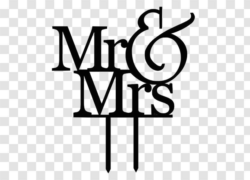 Wedding Cake Topper Birthday Mrs. Mr. - Mrs - Mr And Transparent PNG