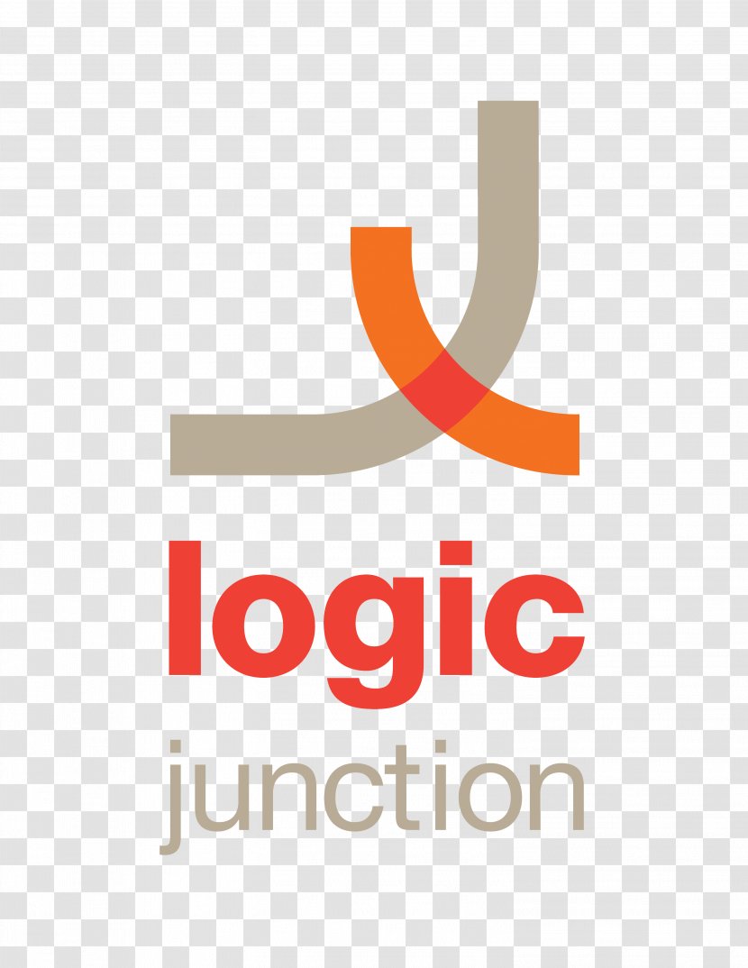 LogicJunction Logo Business Graphic Design System - Wayfinding - Italics Transparent PNG