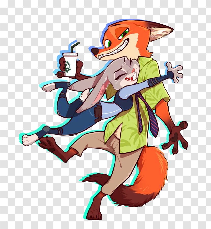 Nick Wilde Animated Film Cartoon Walt Disney Animation Studios - Mammal - Zootopia Transparent PNG