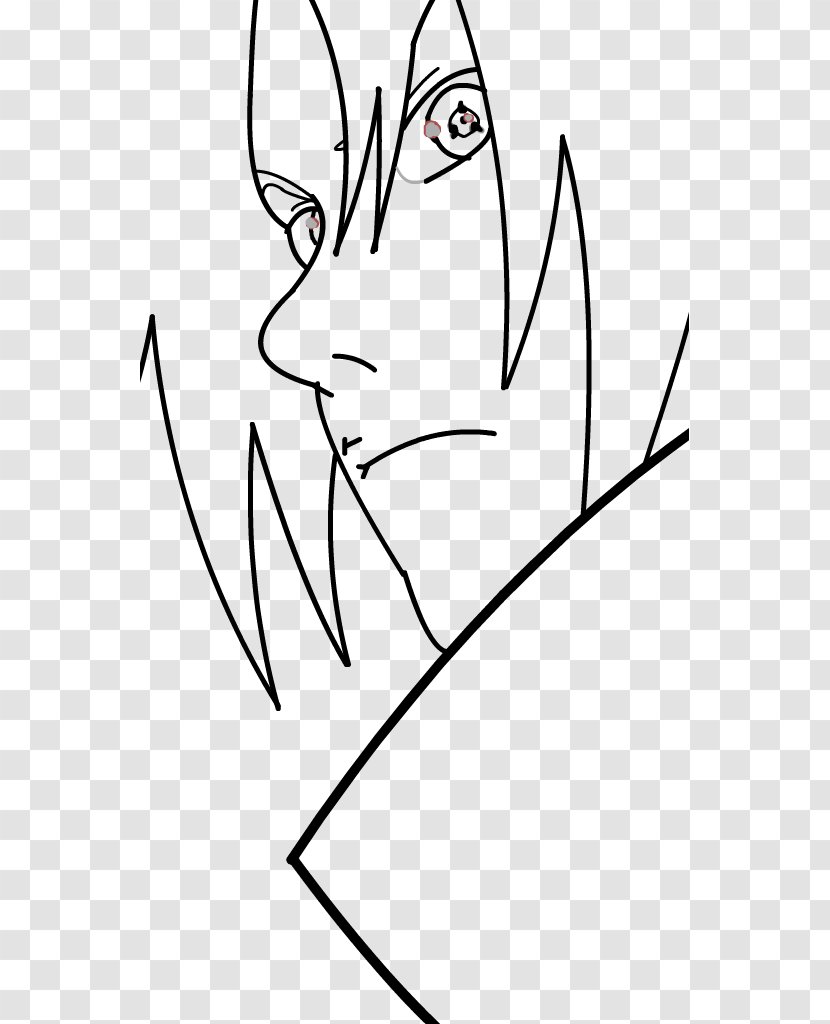 Line Art Drawing /m/02csf Clip - Cartoon - Lineart Naruto Transparent PNG
