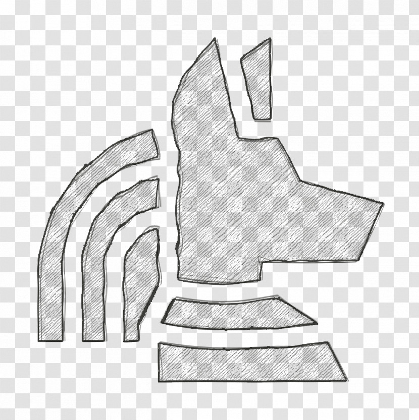 Cultures Icon Egypt Icon Anubis Icon Transparent PNG