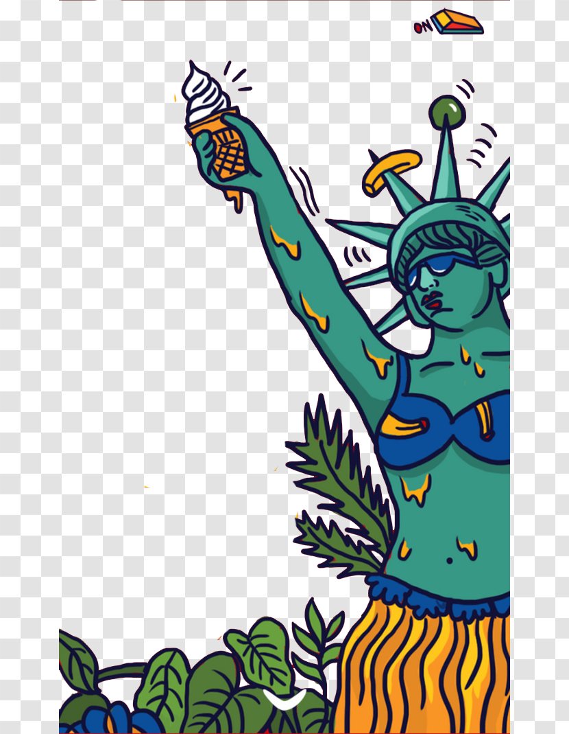 Statue Of Liberty Cartoon Clip Art Transparent PNG