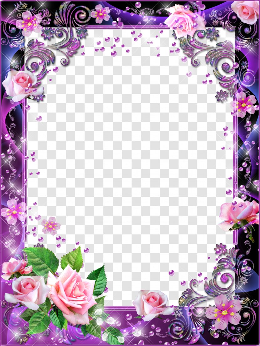 Picture Frame Paper - Flower - Mood Pictures Transparent PNG