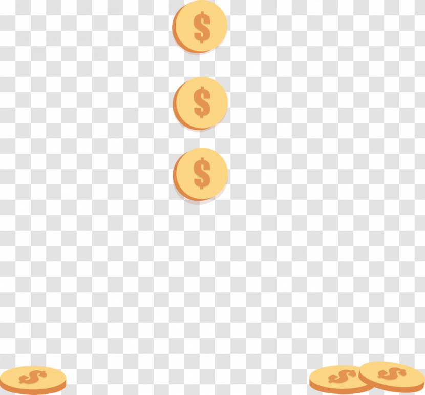 Gold Coin - Yellow - Flat Picture Transparent PNG