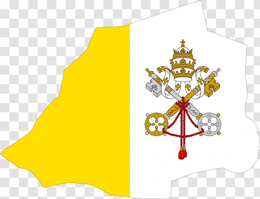 Flag Of Vatican City Papal States Holy See - Coats Arms The And - Badge Map Transparent PNG