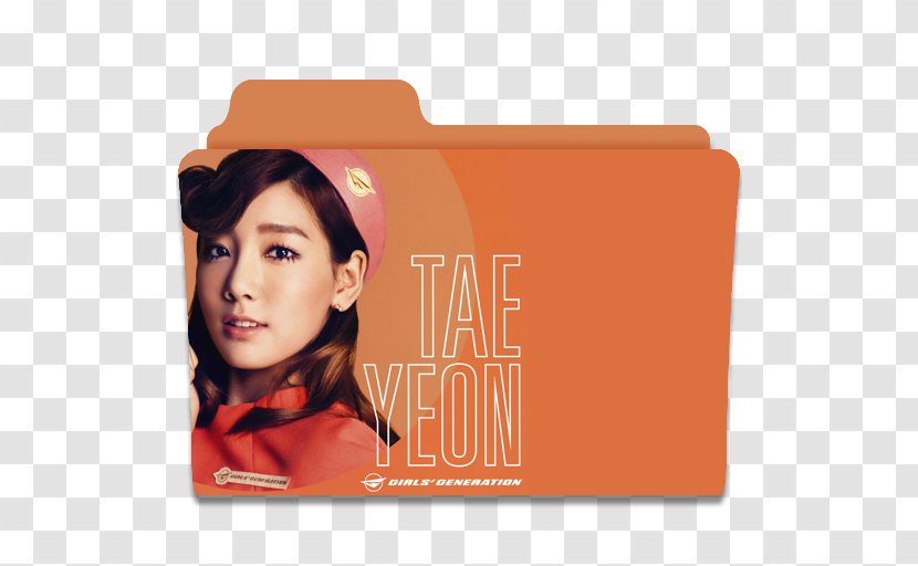 Cheek Forehead Orange Smile Font - Taeyeon - Taeyeongp Transparent PNG