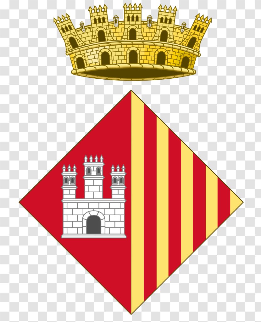 Escut De Lloret Mar Lleida Terrassa Coat Of Arms - Castell Transparent PNG