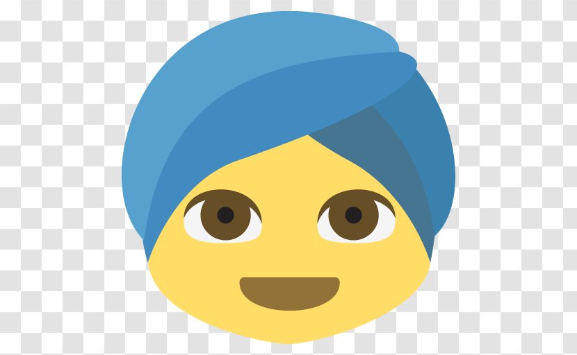 Emoji Turban Text Messaging Person Human Skin Color - Facial Expression Transparent PNG