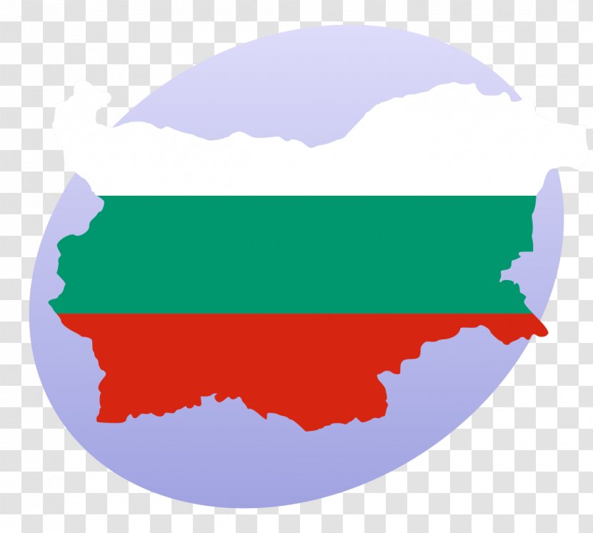 Flag Of Bulgaria Map Stock Photography - Vector Transparent PNG
