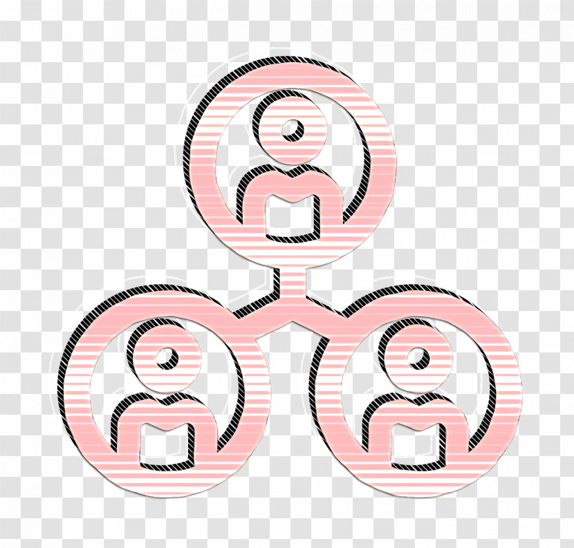 Linear Management Elements Icon Team Icon Group Icon Transparent PNG