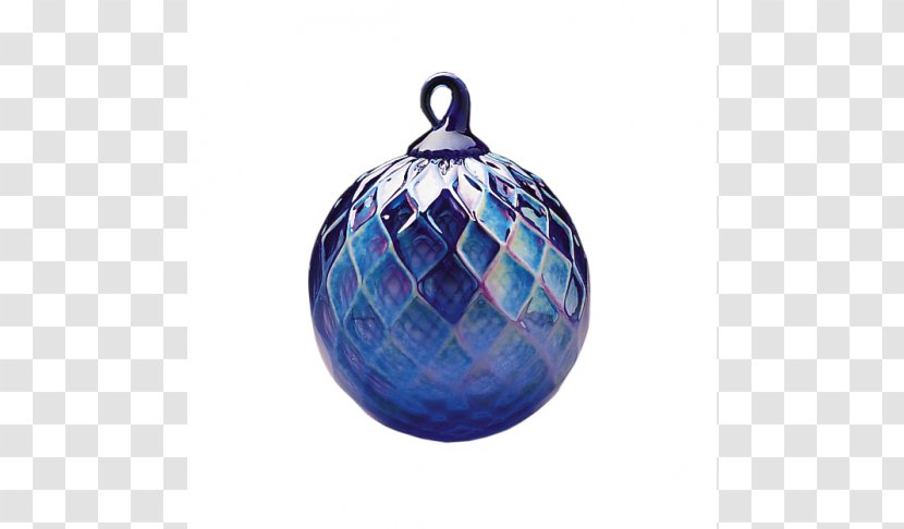 Cobalt Blue Christmas Ornament Glass - Small Ornaments Transparent PNG