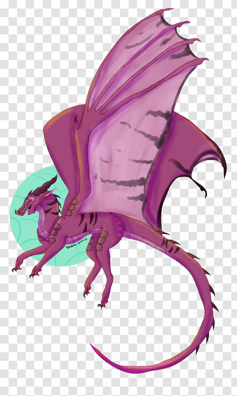 Dragon Background - Magenta - Animal Figure Transparent PNG