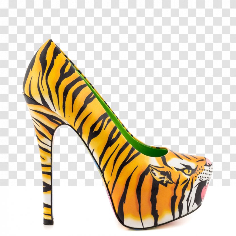 High-heeled Shoe Woman Court Absatz - Basic Pump - Striped Sports Shoes Transparent PNG