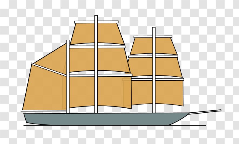 Sailing Ship Mast Barquentine - Vehicle - Rigging Transparent PNG