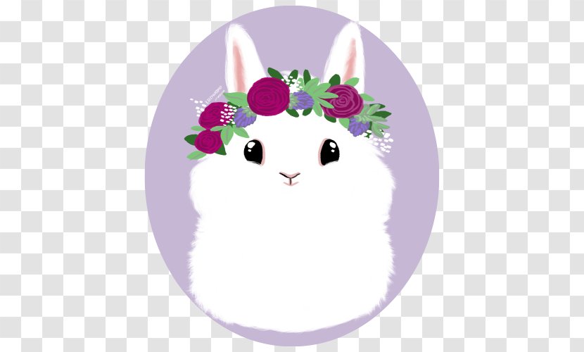 Love Tangle In NIFLHEIM Whiskers Easter Bunny Rabbit Cat - Google - Flower Crown Aesthetic Tumblr Transparent PNG