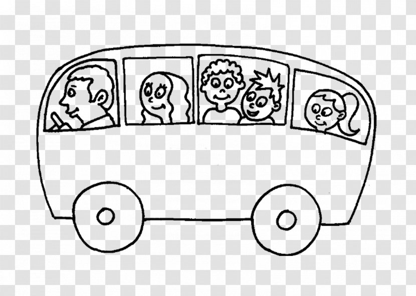School Bus Coloring Book Driver Colouring Pages - Watercolor Transparent PNG