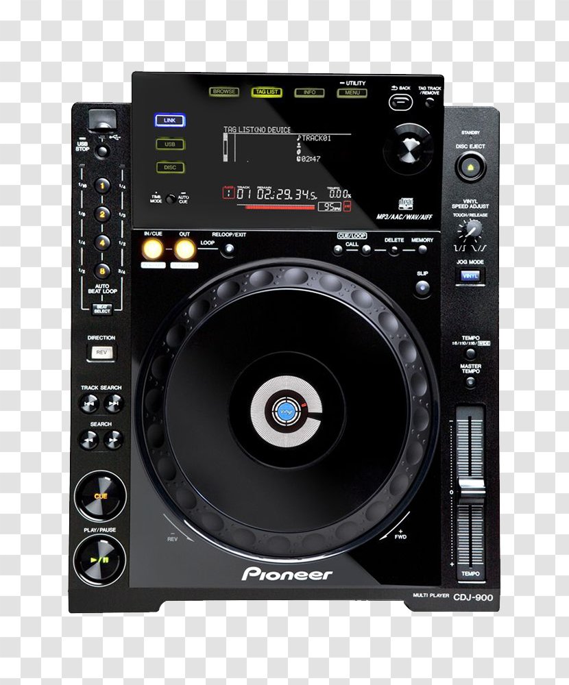 CDJ-900 CDJ-2000 DJM Pioneer DJ - Silhouette - Cdj Transparent PNG