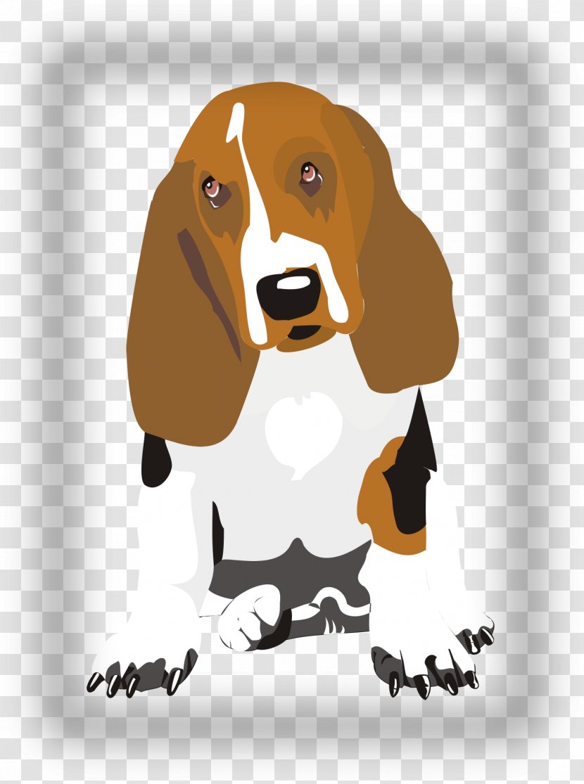 Basset Hound Beagle Dachshund Clip Art - Dog Like Mammal - Cartoon Transparent PNG