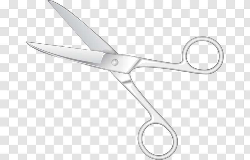Scissors Hair-cutting Shears Cutting Hair Clip Art - Metal - Black Cliparts Transparent PNG